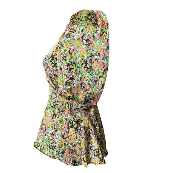 * New ~ TOPSHOP , NORDSTROM ~Multi Floral Mix And Match Blouse Size 2 FALL ~ - Picture 5 of 8